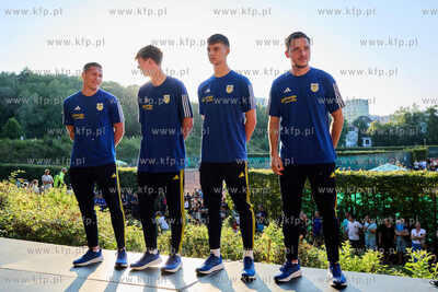 Prezentacja piłkarzy Arki Gdynia na Górce przy ul...