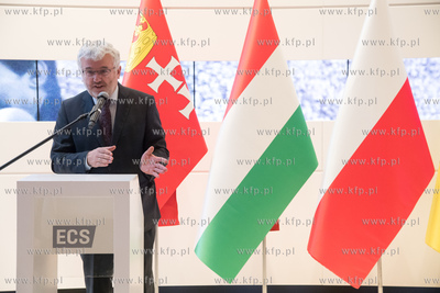 Gdańsk, Europejskie Centrum Solidarności ECS. Wręczenie...