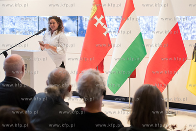 Gdańsk, Europejskie Centrum Solidarności ECS. Wręczenie...