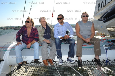 Sopot Hit Festival 2009. Nz Samuel Palmer przeprowadza...