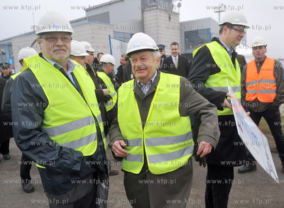 Oficjalne rozpoczecie budowy nowego terminalu, plyty...