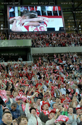 Gdansk. Stadion pilkarski PGE Arena. Mecz towarzyski...