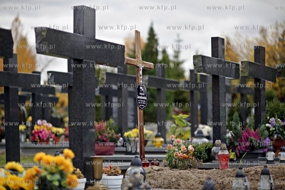 Kwatera Sybirakow na cmentarzu lostowickim w Gdansku....