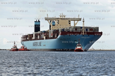 Najwiekszy kontenerowiec swiata Maersk Mc-Kinney Moller...