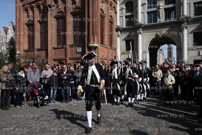 Gdańsk. Plac między Złotą Bramąi Katownią. Historyczna...