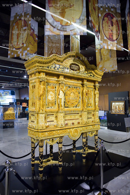 Europejskie Centrum Solidarności. Wystawa prac bursztynnika...