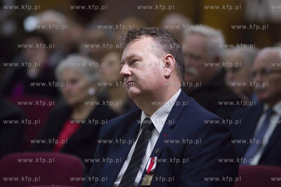 Gdańsk. Dwór Artusa. Wręczenie nagród Świadek...