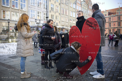 Akcja Kocham Gdańsk, bo...Z okazji Walentynek Młodzi...