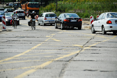 Gdansk. Budowa ulicy Nowej Lodzkiej oraz nowej lini...