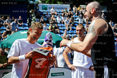 Sopot. Korty SKT. BNP Paribas Polish Open. Mecze pokazowe...