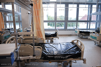 Gdansk. Uroczystosc zakonczenia budowy Centrum Medycyny...