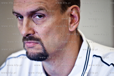 Sopot. Hotel Haffner. Konferencja prasowa druzyny Trefl...