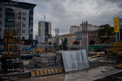 Gdansk. Wrzeszcz. Uroczystosc wmurowania kamienia wegielnego...