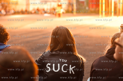 Gdansk. Boisko przy ul. Dolna Brama. FETA - XVII Miedzynarodowy...