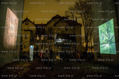 Gdansk. Wrzeszcz. Festiwal artystycznych instalacji...