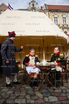Tczew. Plac Hallera. Piata inscenizacja historyczna...