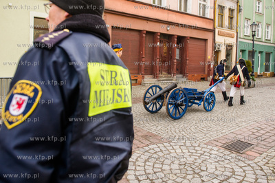 Tczew. Plac Hallera. Piata inscenizacja historyczna...