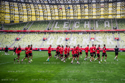 Gdansk. Stadion Energa. Otwarty dla mediow trening...