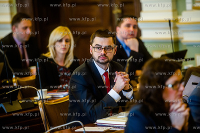 Gdansk. Nowy Ratusz. XXXIV Sesja Rady Miasta Gdanska....