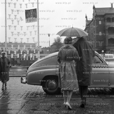 Postój taksówek obok dworca Gdańsk Głowny PKP na...