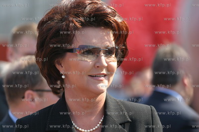 Uroczystosci chrztu samochodowca "Amber Arrow" zbudowanego...