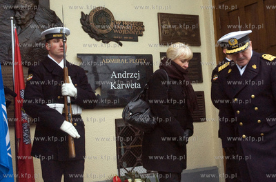 Gdynia
Na budynku dowodztwa Marynarki Wojennej w Gdyni...