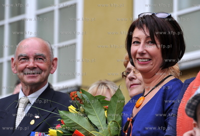 Dwor Artusa w Gdansku. Obchody urodzin Jej Krolewskiej...