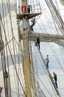 Dzien na Darze Mlodziezy ze studentami Akademii Morskiej...