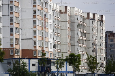 Rosja, Kaliningrad. Dzielnica mieszkaniowa/
 07.06.2013...