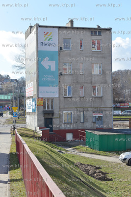 Gdynska dzielnica Grabówek - okolice skrzyzowania...