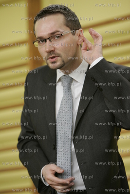 Jaroslaw Walesa - Posel na Sejm RP - podczas spotkania...