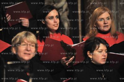 Msza Sw. w kosciele sw. Jana w Gdansku na zakonczenie...