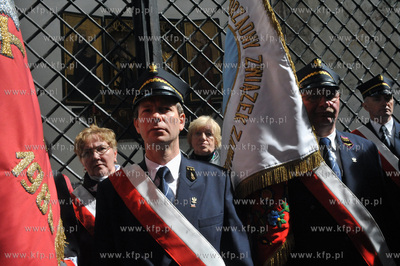 Bazylika Mariacka w Gdansku. Uroczystosci pogrzebowe...