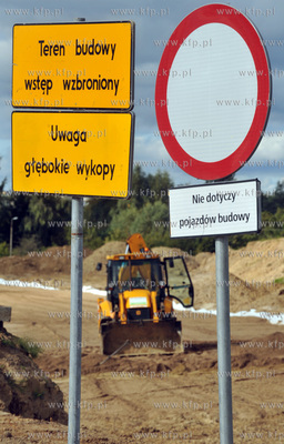 Budowa trasy WZ wzdluz ulicy Kartuskiej na odcinku...