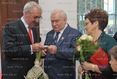 Przyjecie urodzinowe z okazji 68 urodzin Lecha Walesy...