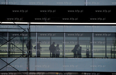 Pierwszy dzien funkcjonowania nowego terminalu T2 gdańskiego...