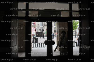 Gdansk kino Neptun, dawne Leningrad. Wejscie do kina...