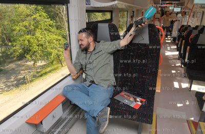 Pierwszy probny przejazd z pasazerami i i prezentacja...