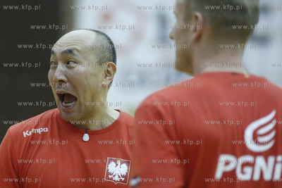 Gdańsk. Hala AWFiS Trening reprezentacji Polskji w...