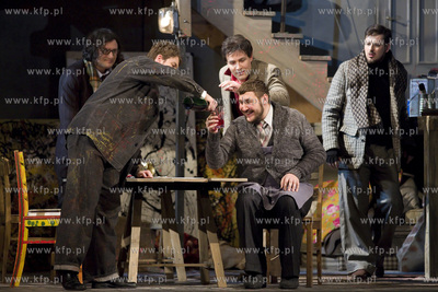 Opera Bałtycka. Próba generalna opery Cyganerii Giacoma...