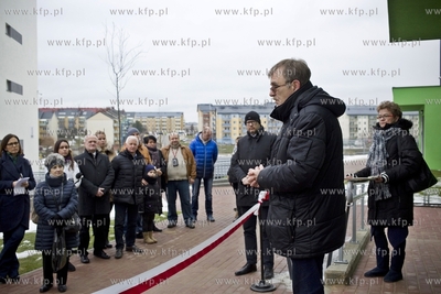 Uroczystość wręczenia kluczy lokatorom budynków...