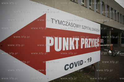 Szpital tymczasowy w Sopocie. Powstał w budynku sanatorium...