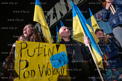 Plac Solidarności w Gdańsku. Manifestacja "Solidarnie...