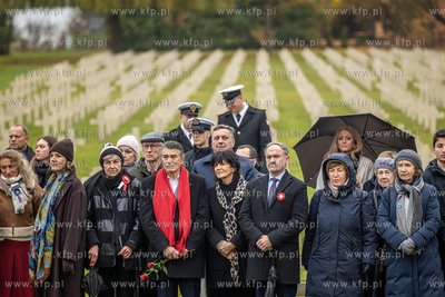 Cmentarz Francuski w Gdańsku - obchody Święta Niepodległosci...