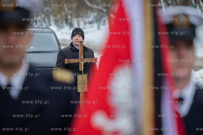 Gdańsk. Cmentarz Srebrzysko. Pogrzeb prof. Andrzeja...