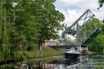 Most zwodzony na Tudze w Nowym Dworze Gdańskim na...