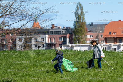 Gdańsk, Śródmieście. Akcja Sprzątanie Świata...