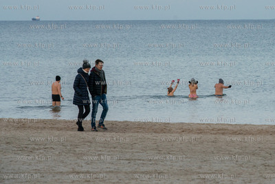Plaża w Sopocie. 12.02.2022 / fot. Anna Rezulak /...