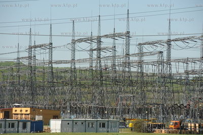 Stacja elektroenergetyczna Zarnowiec nalezaca do Polskich...