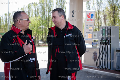 Gdansk. Nowo otwarta stacja benzynowa grupy Lotos....